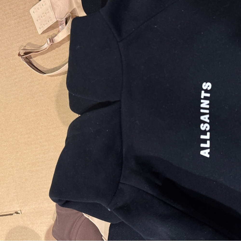 AllSaints Black Hoodie - Picture 3 of 4